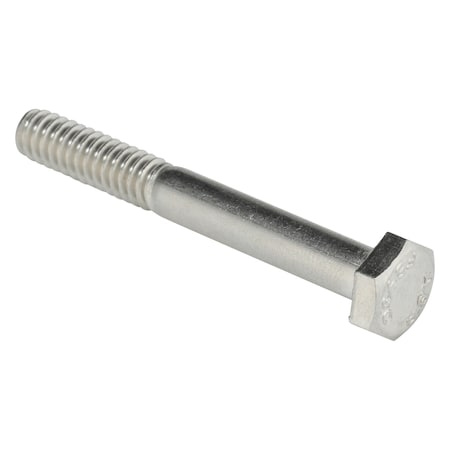 18-8, 1/4"-20 Hex Head Cap Screw, Plain Stainless Steel, 2 in L, 50 PK