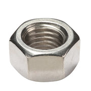 Hex Nut, 3/4"-10, 18-8 Stainless Steel, Not Graded, Plain, 41/64 in Ht, 20 PK