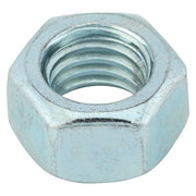 Hex Nut, 1/2"-13, Steel, Grade 2, Zinc Plated, 7/16 in Ht, 50 PK