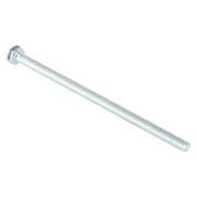 Grade A307, 1/4"-20 Hex Head Tap Bolt, Zinc Plated Steel, 5 in L, 25 PK