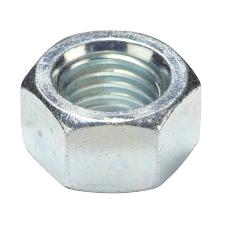 Hex Nut, 3/4"-10, Steel, Grade 5, Zinc Plated, 41/64 in Ht, 20 PK