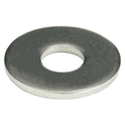 Flat Washer, For Screw Size M8 ,Stainless Steel Plain Finish, 50 PK