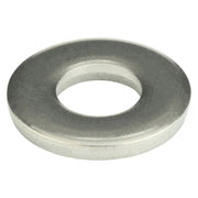 Flat Washer, For Screw Size 3/8" ,Stainless Steel Plain Finish, 50 PK