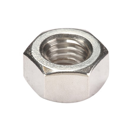 Hex Nut, M12-1.75, A2 Stainless Steel, Not Graded, Plain, 10 mm Ht, 25 PK