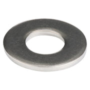 Flat Washer, For Screw Size 1/4" ,Stainless Steel Plain Finish, 50 PK