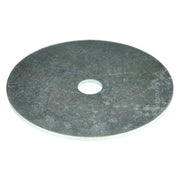 Fender Washer, For Screw Size 1/4" ,Steel Zinc Plated Finish, 100 PK