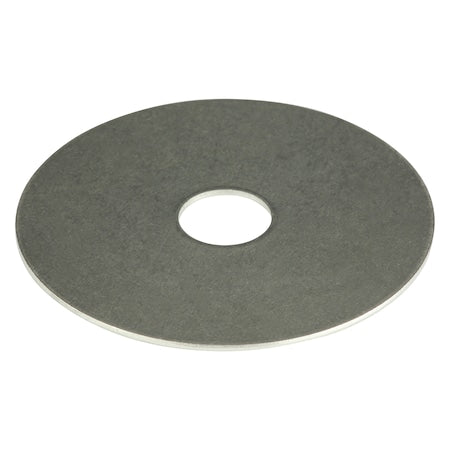 Fender Washer, For Screw Size 1/2" ,Stainless Steel Plain Finish, 25 PK