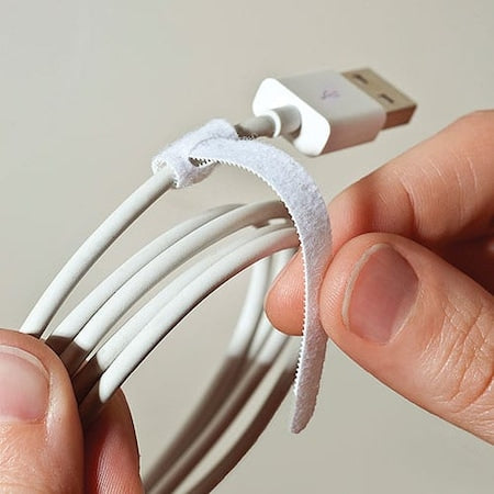 Cable Tie, 5-1/2 in L, 1 in Max Bundle Dia., Black, Nylon, Polyethylene, 14 lb Strength, 56 PK