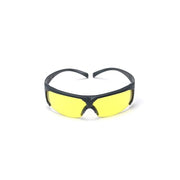 SecureFit 600, Safety Glasses, Anti-Fog, Amber Lens, Gray Frame, Half-Frame