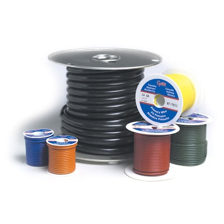 Sxl Wire,16 Gauge,Brown,100 ft. Spool