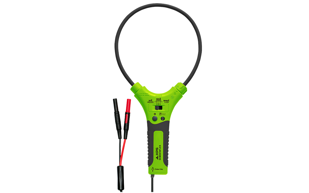 DCM3018FLEX Flexible AC Current Clamp Meter 3000A, CAT IV, TRMS Output