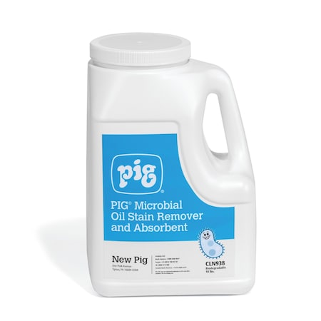 Microbial Oil Stain Remover and Absorbent, Remediator, 10 lb. Container