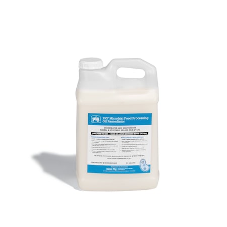 Microbial Food Processing Oil Remediator, Remediator, 2 2.5 gal. Container, 2PK