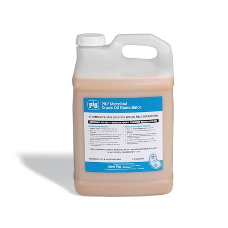 Microbial Crude Oil Remediator, Remediator, 2 2.5 gal. Container, 2PK