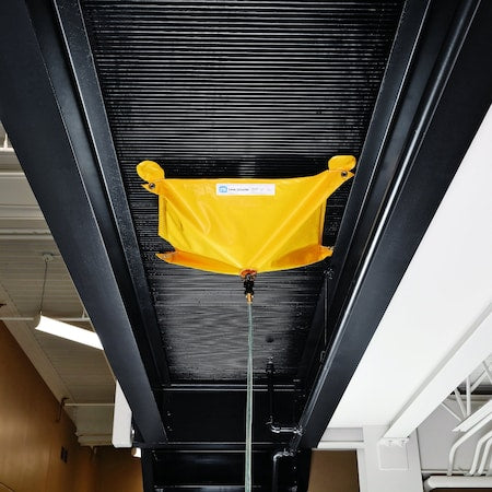 PIG Magnetic Roof Leak Diverter Tarp Yellow 30" L x 30" W