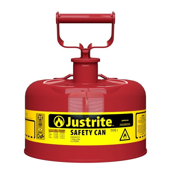 Type I safety can, 1-gallon, red
