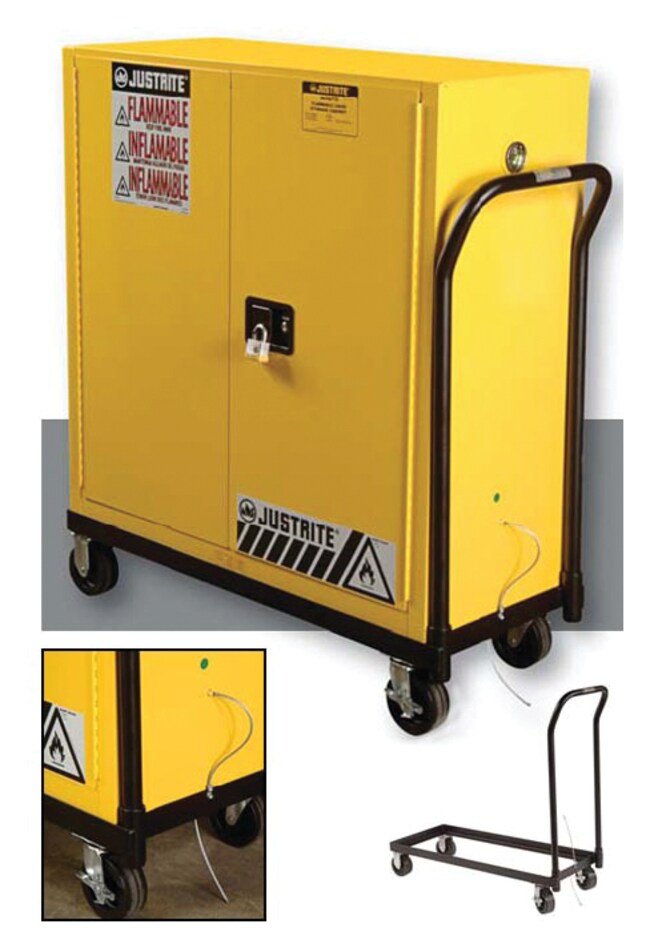 Wheeled OIS-branded spill response cart
