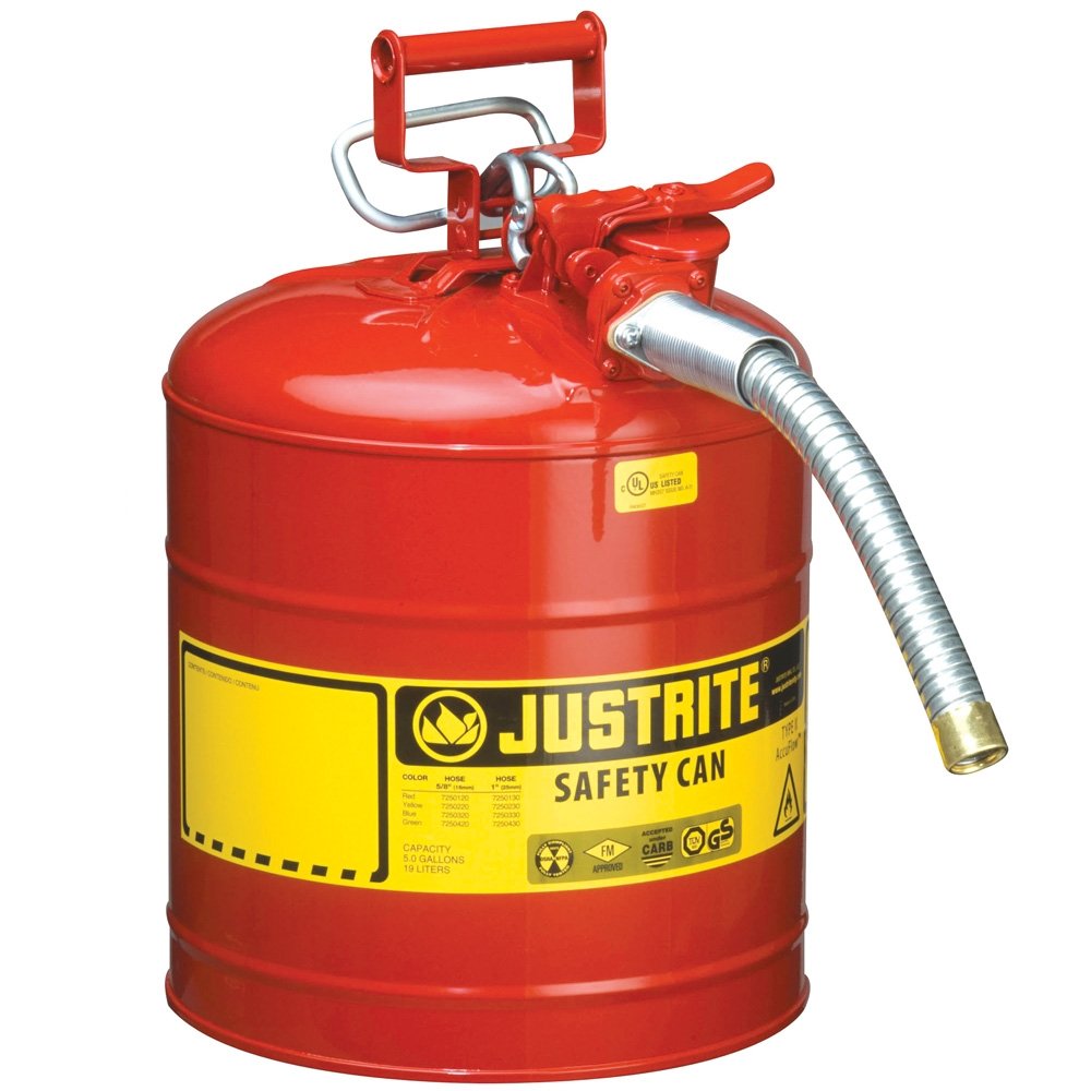 Dispenser can with FM-approved valve, 2-gallon