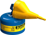 Drum can w/ funnel attachment, 1-gallon
