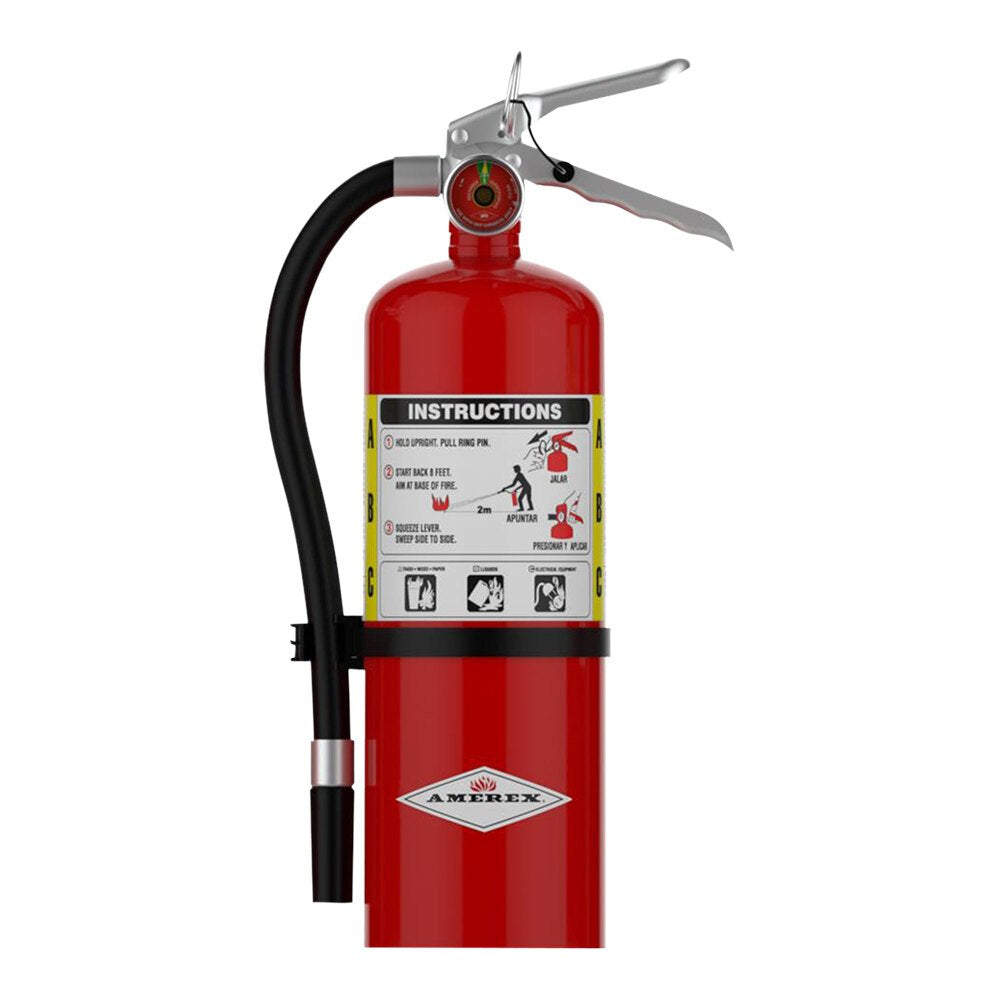Fire extinguisher, 5 lb ABC dry chemical