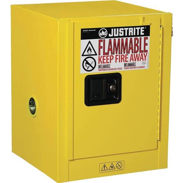 Sure-Grip EX Flammable Cabinet, 4-gal manual close