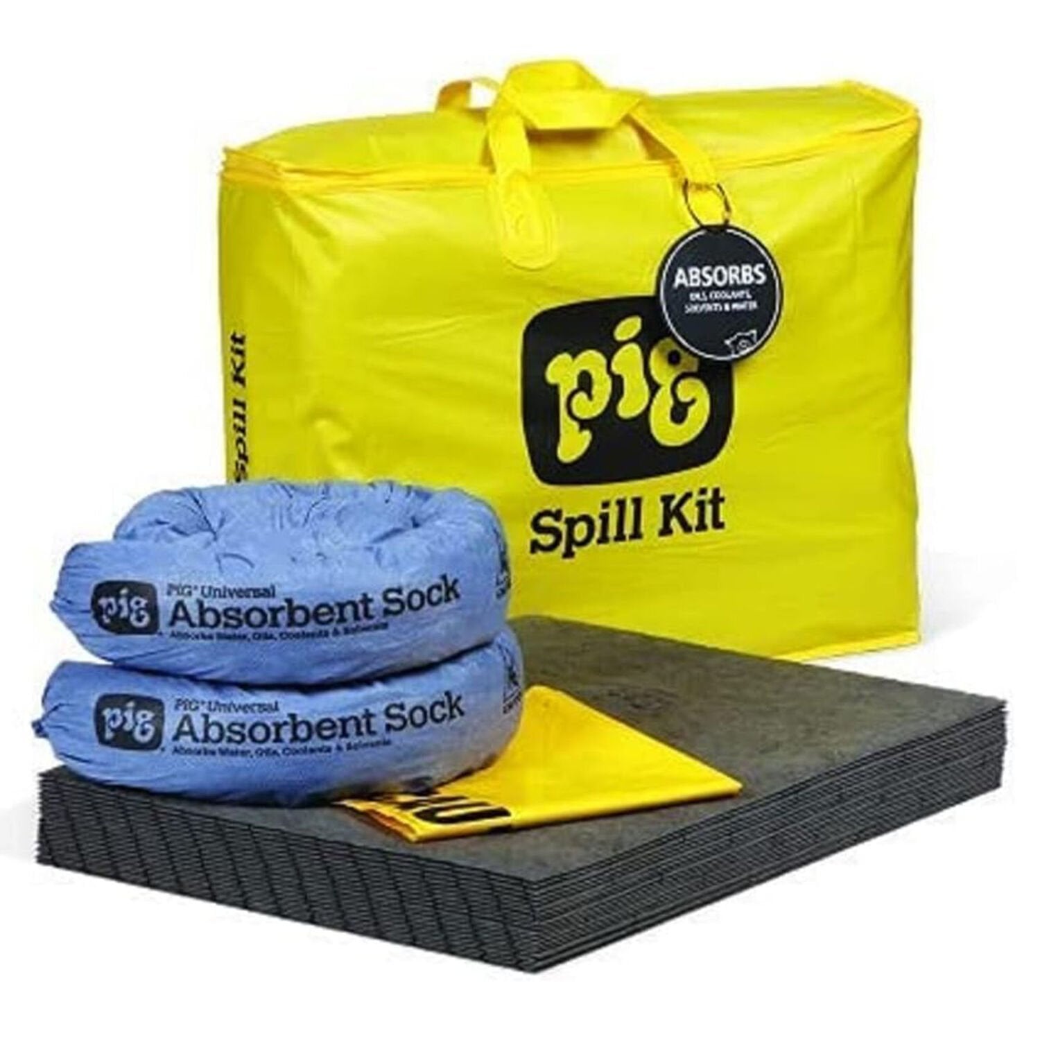 Universal spill kit, 5-gallon overpack