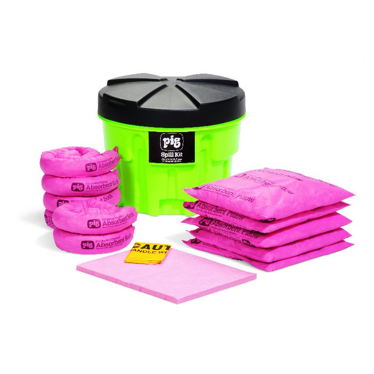 Chemical/hazmat spill kit, 20-gal wheeled