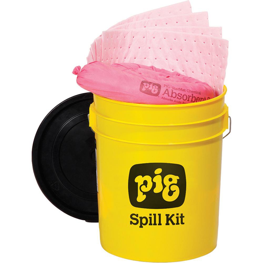 Chemical/hazmat spill kit, 5-gallon