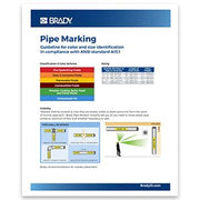 Pipe ID labeling kit, ANSI A13.1