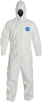 Tyvek hooded coveralls, 2XL, 25/case