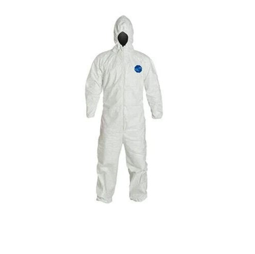 Tyvek hooded coveralls, XL, 25/case