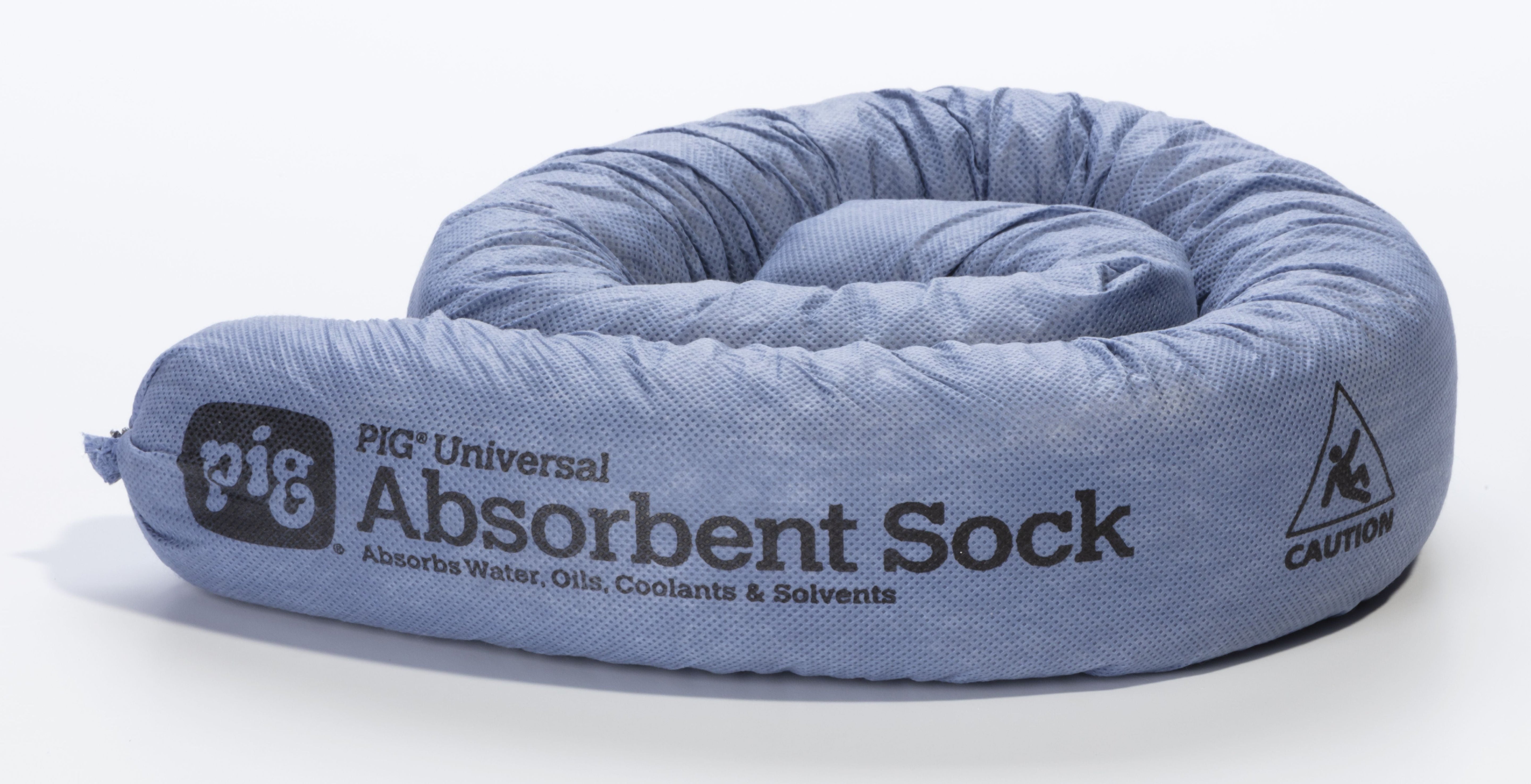 Universal absorbent socks 3"×4 ft, 12/box
