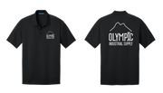 Diamond Jacquard Polo - Black