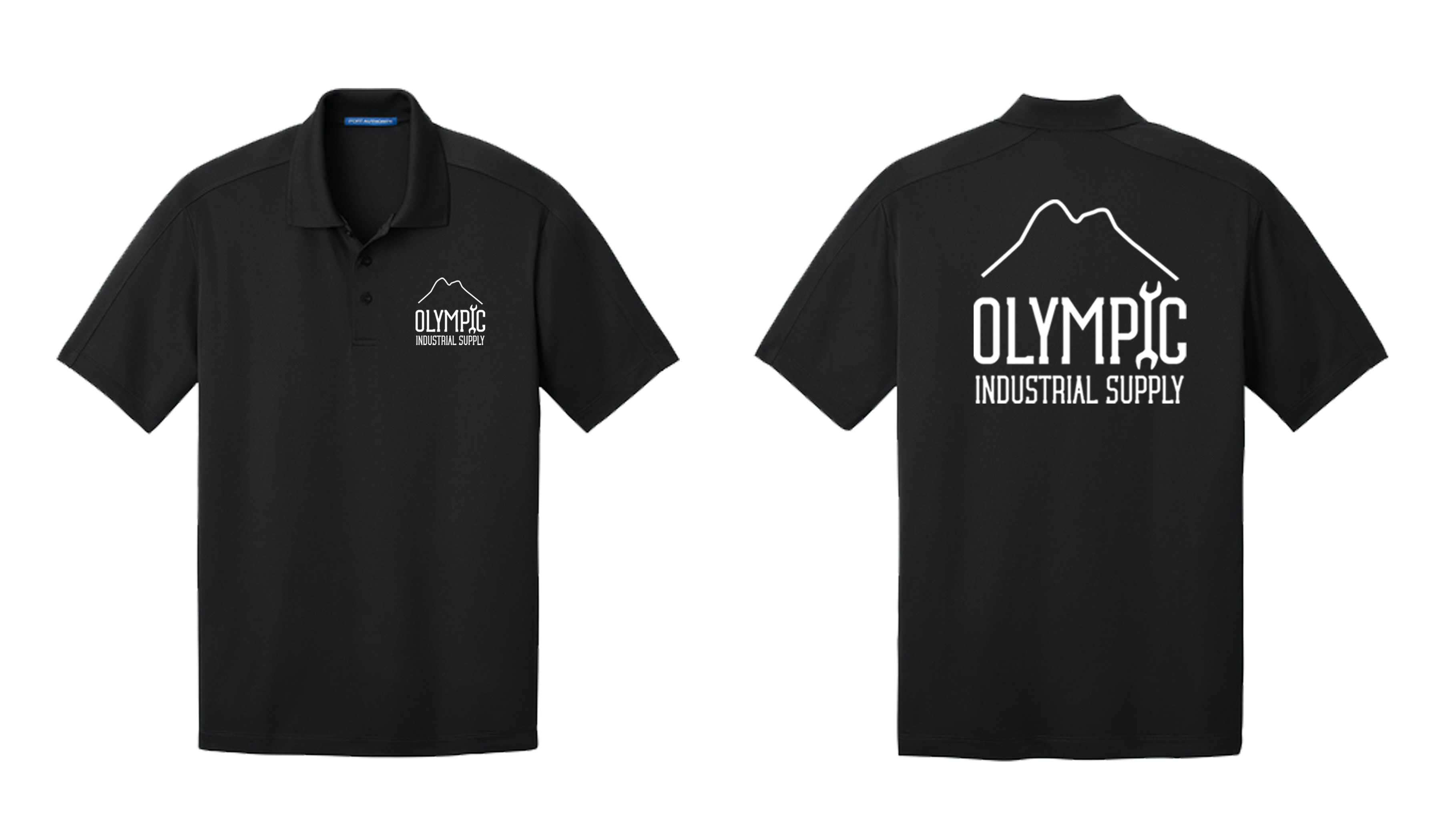 Diamond Jacquard Polo - Black
