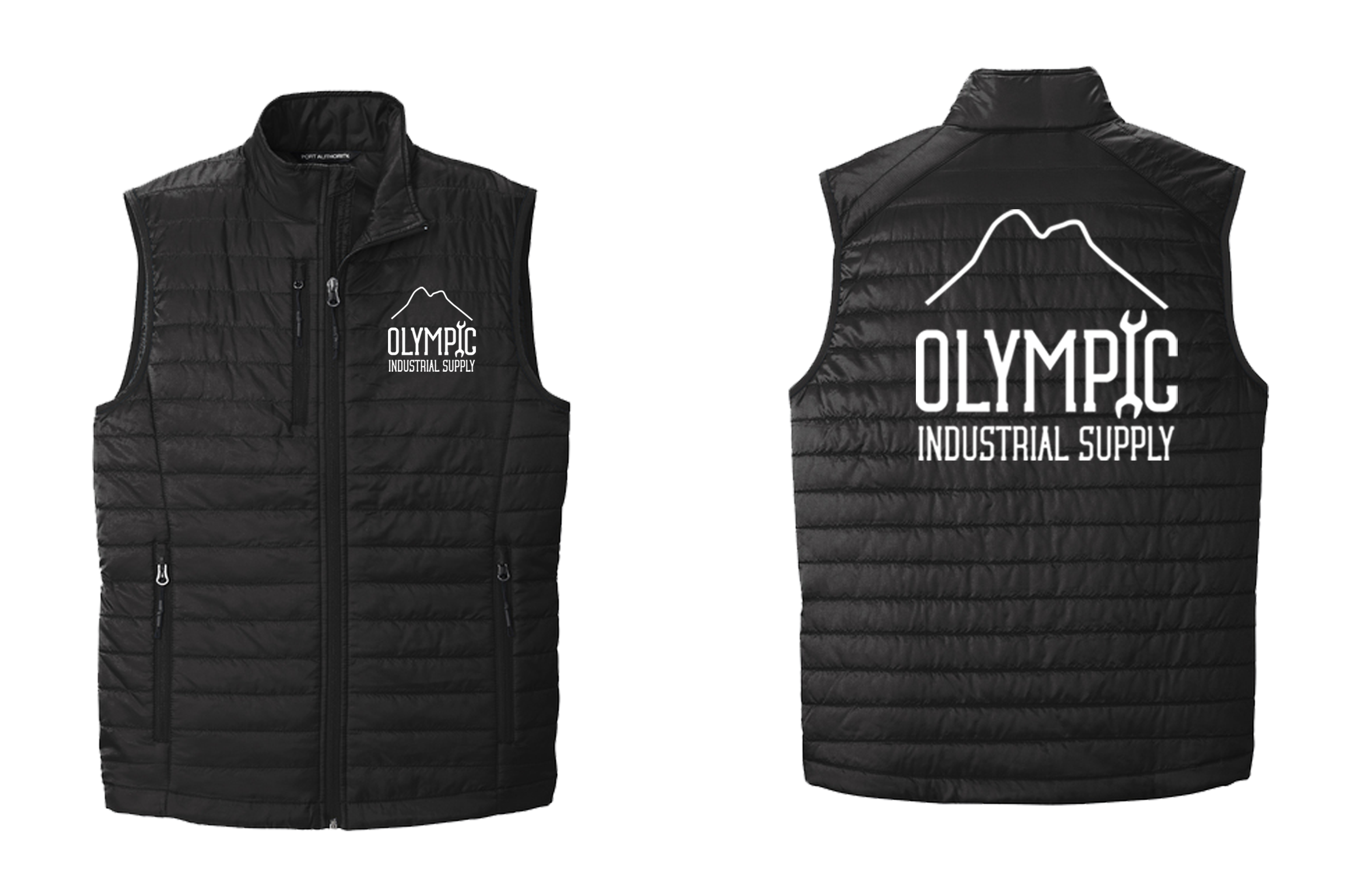 Packable Puffy Vest - Black