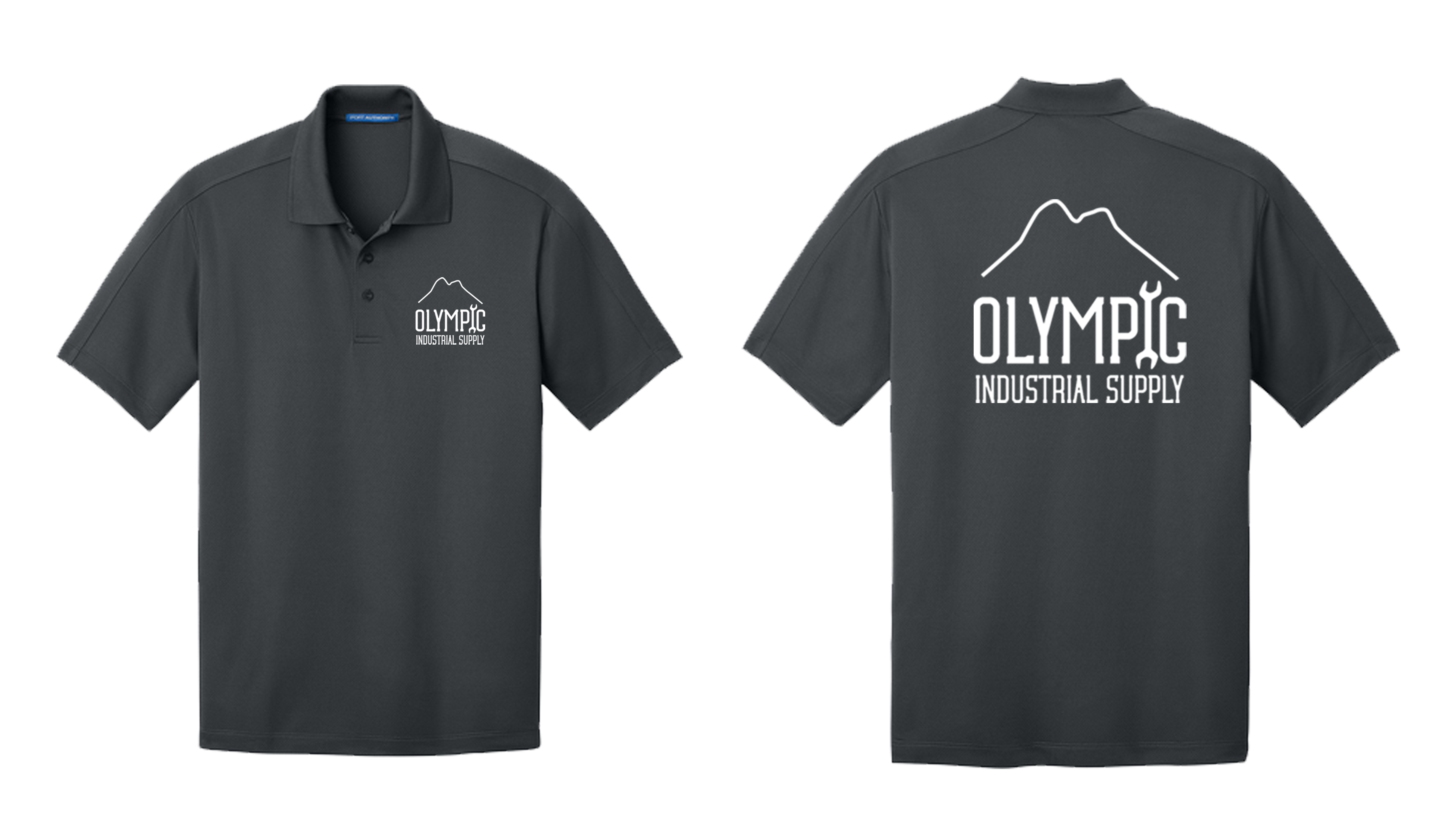 Diamond Jacquard Polo - Grey