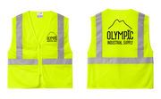 Mesh Zipper Safety Vest