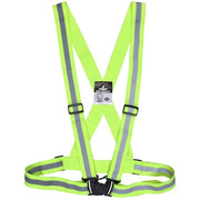 Garments, Hi Vis Lime Elastic Suspenders