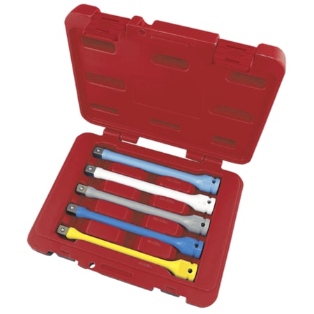 1/2 in Drive 5 Pc. Torque Limiting Extension Set, 65-140 ft./lbs 88-190 Nm
