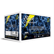 4 Case Bulk Pack - Black Lighting 6 Mil Nitrile Gloves Large