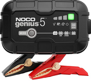 NOCO GENIUS5: 5A 6V/12V Smart Battery Charger – Automatic Maintainer, Trickle Charger & Desulfator with Overcharge Protection & Temperature Compensation – for Lead-Acid & Lithium Batteries