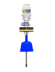 Stardust Spill Control Station, 1 gal Volume Absorbed per Kit, Wall Mounted Rack, Gray, 17