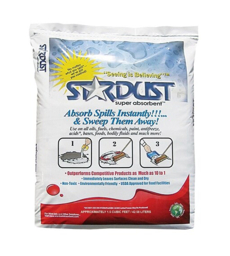 Stardust Loose Sorbent, 8 gal, Universal, White