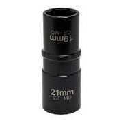 1/2"drive, flip-socket 19mmx21mm