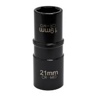 1/2"drive, flip-socket 19mmx21mm