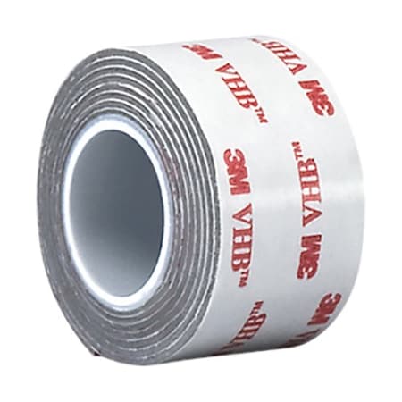25 mil Acrylic Foam Tape Grey, 1in x 18yd
