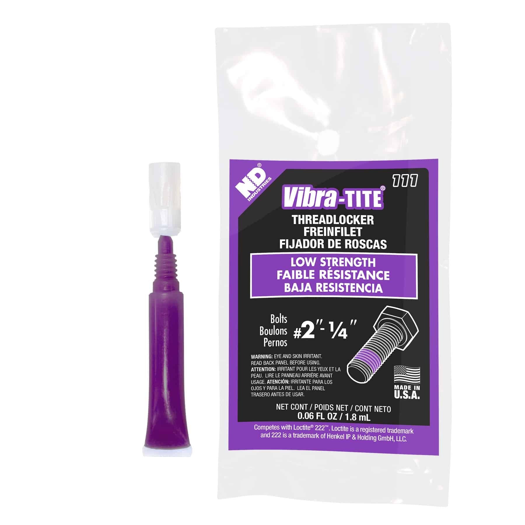 Threadlocker Stick, Low Strength, Purple — 11gr