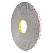 Double-Sided Foam Tape, 3/4 in W, 36 yd L, 1/32 in, Acrylic Foam, Double-Sided, 12 PK