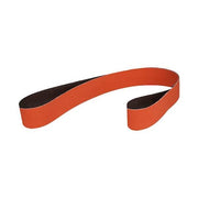 Sanding Belt, 2 in W, 48 in L, Coated, Ceramic, 36 Grit, Not Applicable, 777F, Orange