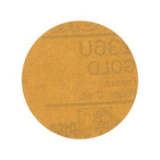 Hook-and-Loop Sanding Disc, 3" Dia, Non-Vacuum, Aluminum Oxide, P150 Grit, Coated Type, 236U